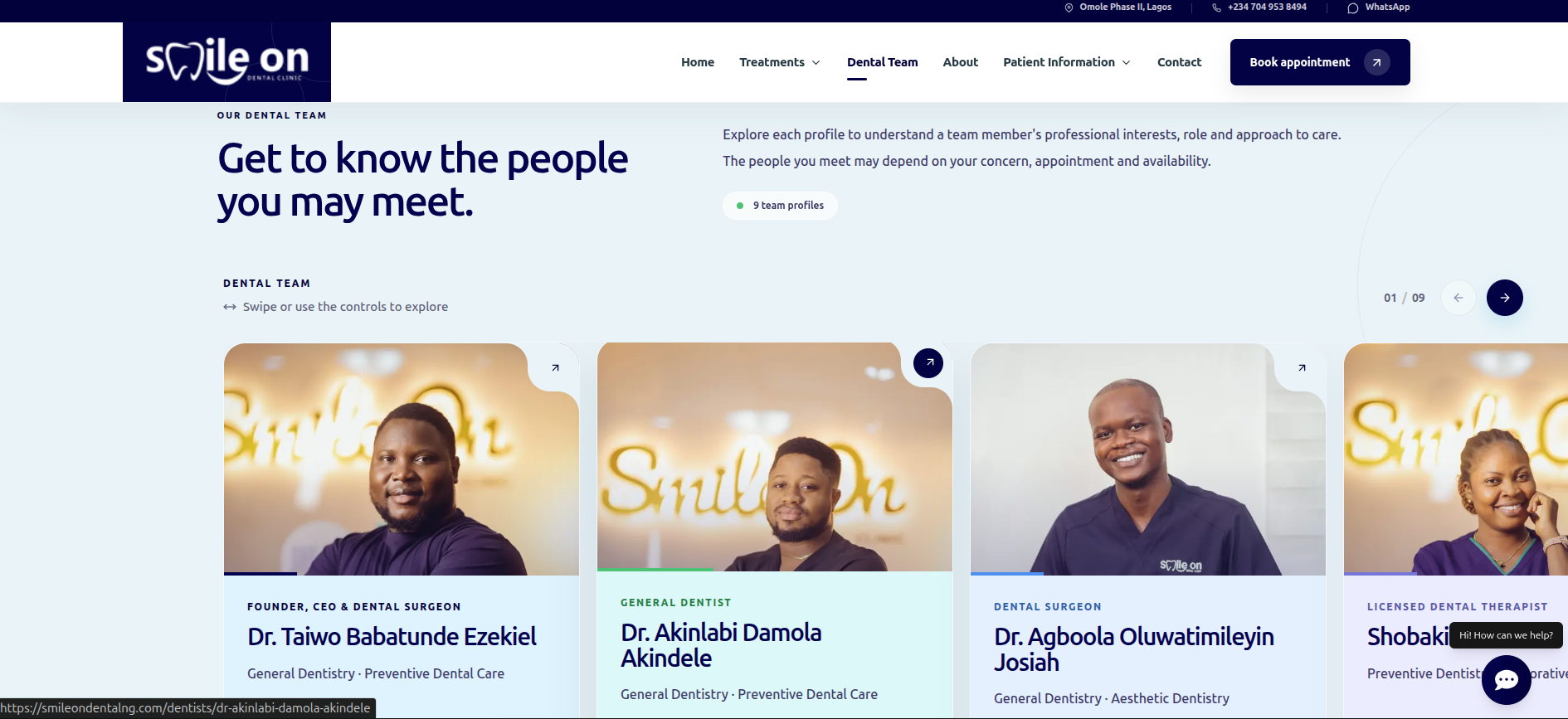 Smile On Dental Web Platform, project image 5